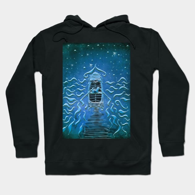 Sailing with the stars. Hoodie by piksimp